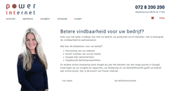 Desktop Screenshot of powerinternet.nl